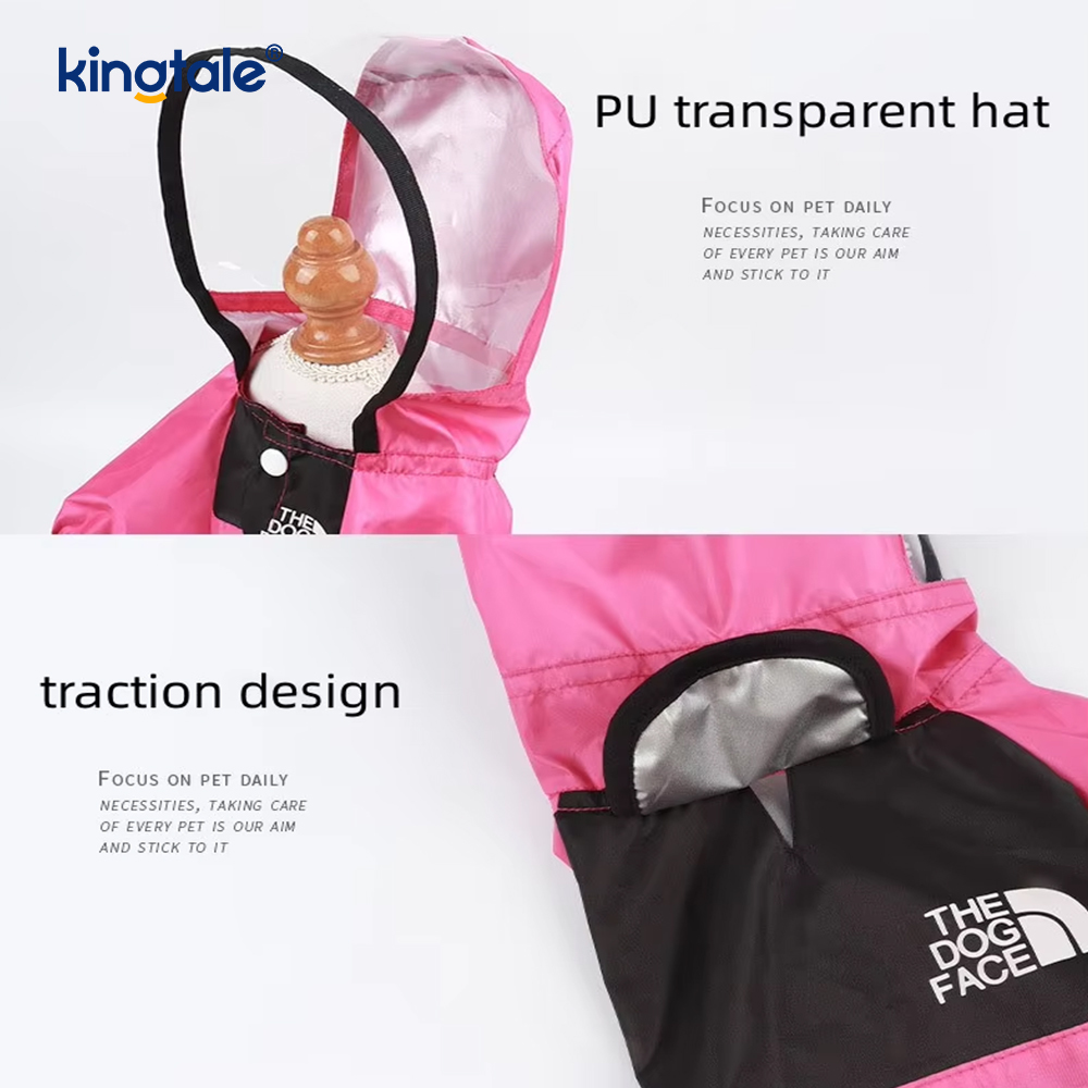 Poliestrowy płaszcz przeciwdeszczowy dla psa